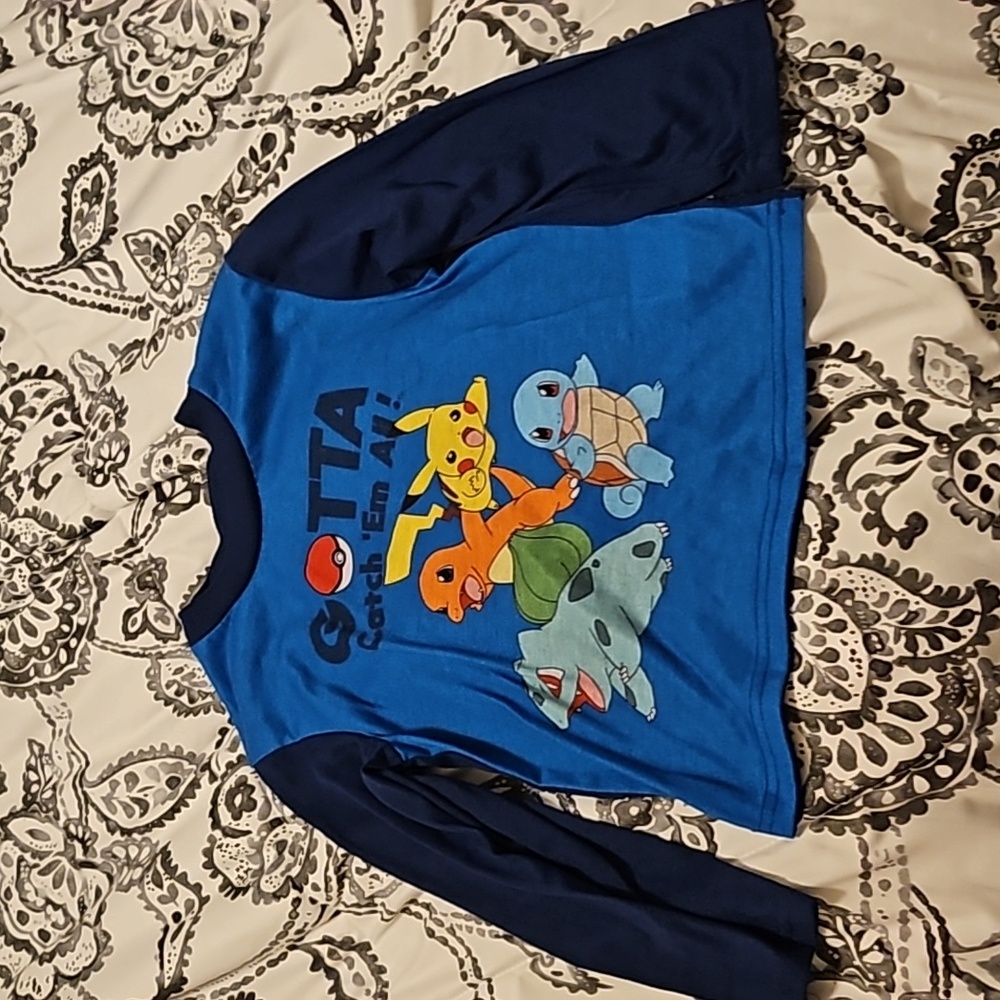 Long-sleeve Pokémon Sleeping Shirt